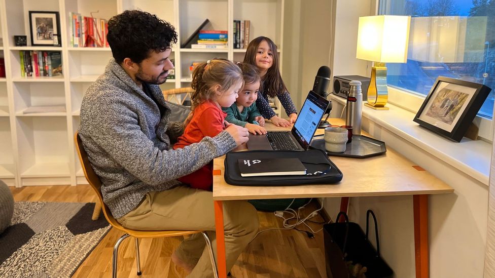 Stockholm-based Jeremy Cothran calls VAB a "huge safety net" to help care for his three young children (Credit: Alva Labs)