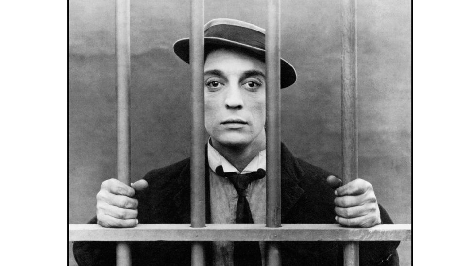 Keaton, shown here in The Goat (1921), was a master of the deadpan demeanour (Credit: Getty Images)