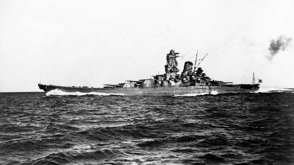 The Japanese forces at Leyte Gulf included the Yamato, the biggest battleship ever built (Credit: Getty Images)