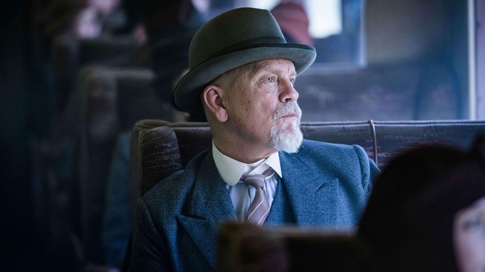Sarah Phelps' take on The ABC Murders, starring John Malkovich as Poirot, amplified the theme of xenophobia by featuring him being targeted by fascists (Credit Alamy)