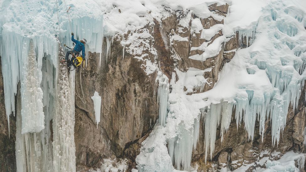 Elite climbers will train at the Ouray Ice Park before going on other high-altitude expeditions (Credit: Jacob Raab)