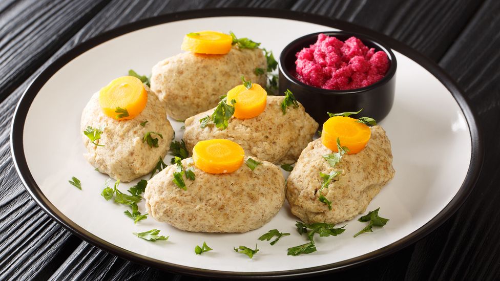 When Ashkenazi Jews immigrated to the US, eating real meat and fish – like gefilte fish – was a sign of abundance (Credit: Alleko/Getty Images)