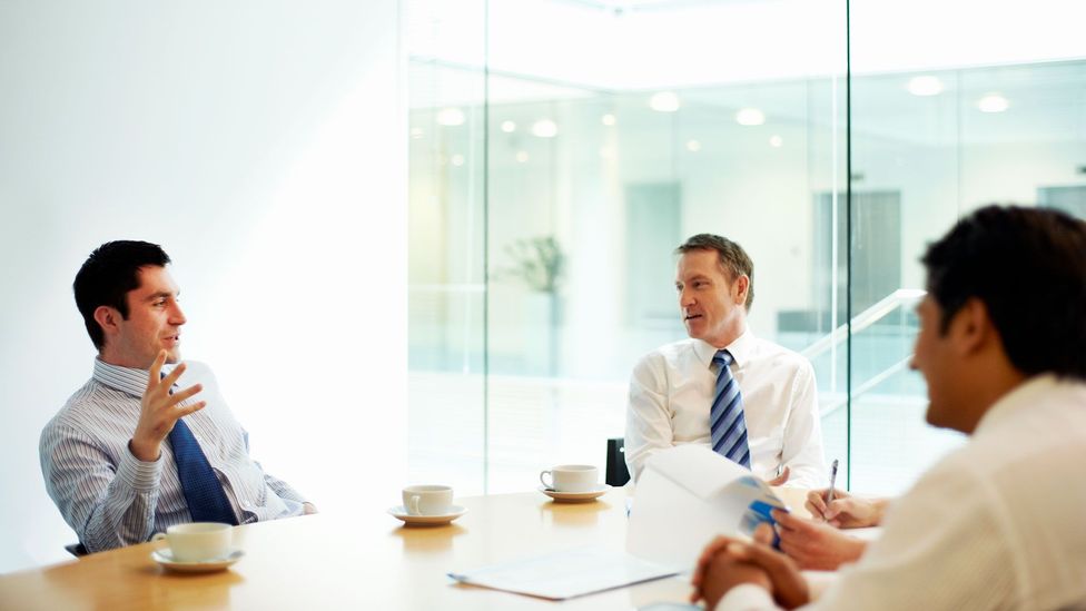 When men overwhelmingly hold leadership roles, it's easy for many people to imagine men continuing to be more successful in top positions (Credit: Getty Images)