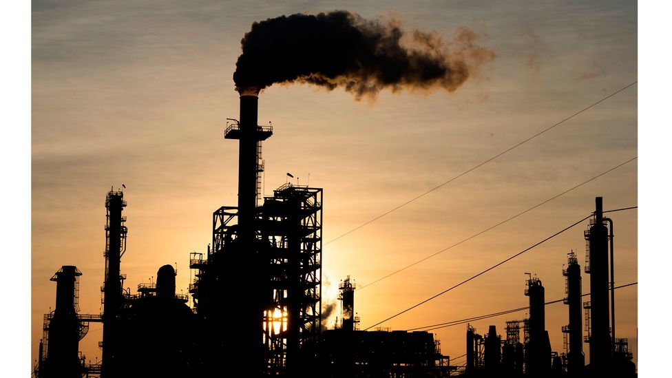 Some pension funds are selling their holdings in fossil fuels (Credit: MARK FELIX/Getty)