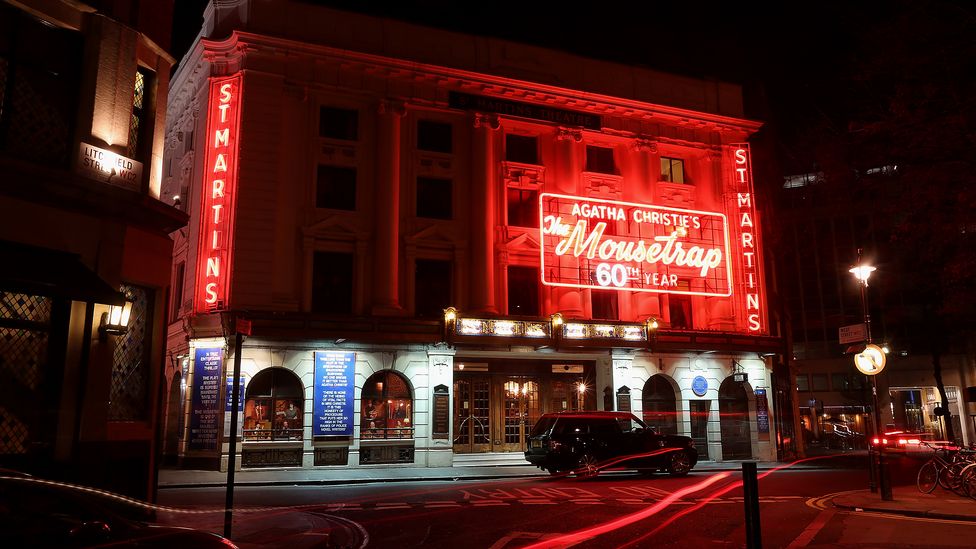 The Mousetrap, an Agatha Christie mystery, is the longest running production on London's West End (Credit: Getty Images)