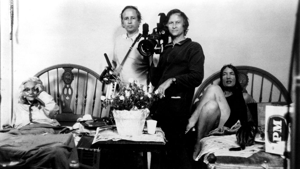 Little Edie and Big Edie – the subject of the 1976 Grey Gardens documentary – lived in a sprawling New York mansion with herds of cats (Credit: Alamy)