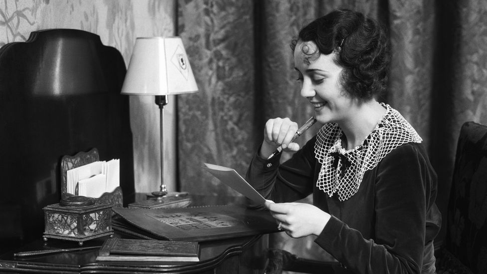 Letter-writing seems old-fashioned, but is it so different to technologically mediated social relationships? (Credit: Getty Images)