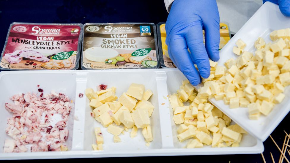 Samples of dairy-free cheese (Credit: Getty Images)