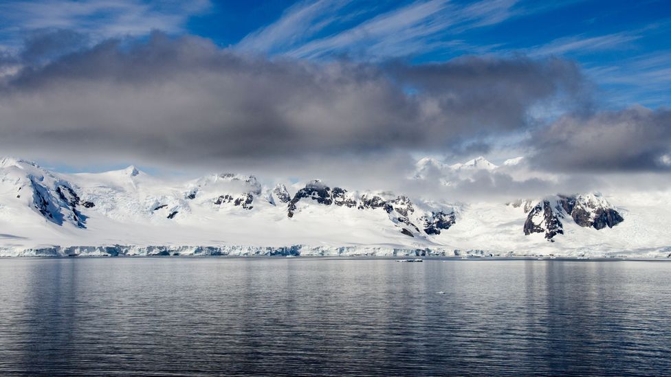 A cloudy sky over Antarctica (Credit: Getty Images)