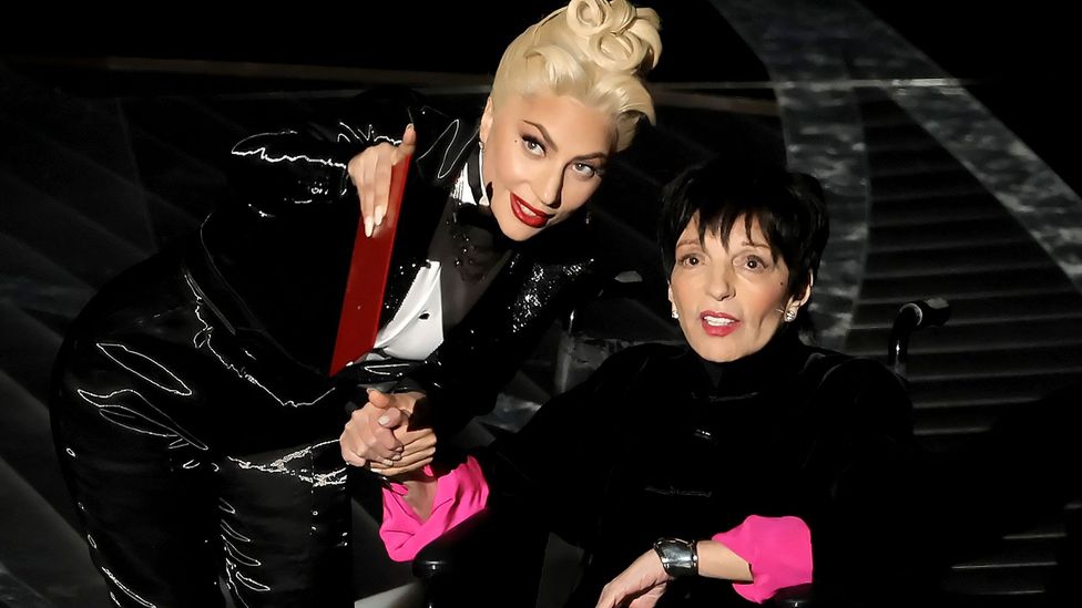 Lady Gaga and Liza Minnelli's sweet moment together presenting best picture was one of the night's highlights (Credit: Getty Images)