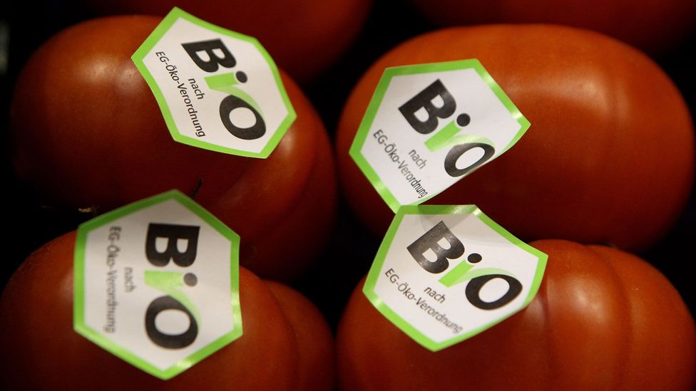 The "bio" label on food products sold in Europe means the product was grown following EU regulations on organic farming (Credit: Getty Images)