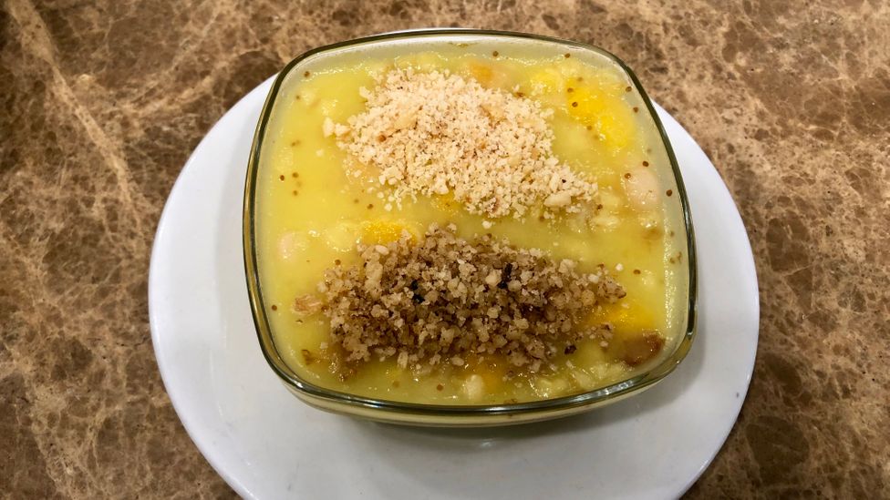 Goreme, an old-school dessert shop in Istanbul, sells a simple version of ashure that's based on an Armenian cold soup (Credit: Paul Osterlund)