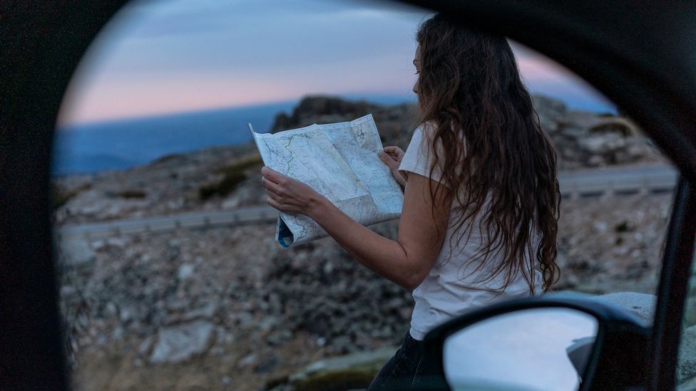 Near the summit, we met Natalina Correia, a Portuguese national on a road trip with her boyfriend; they are visiting the mountain for the first time (Credit: Sam Christmas)