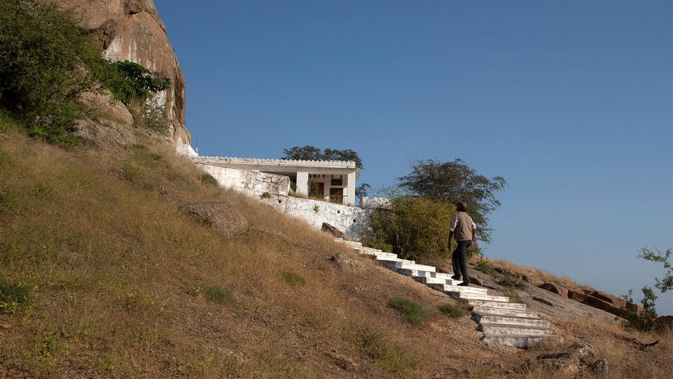 In the village of Peherwa, leopards can be seen near rock chambers and a small, rock-cut shrine (Credit: Sugato Mukherjee)