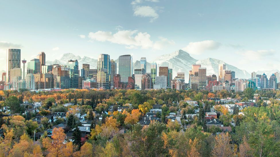 Calgary is a business travel hub due to its large oil and natural gas industries (Credit: Dean Pictures/Getty Images)