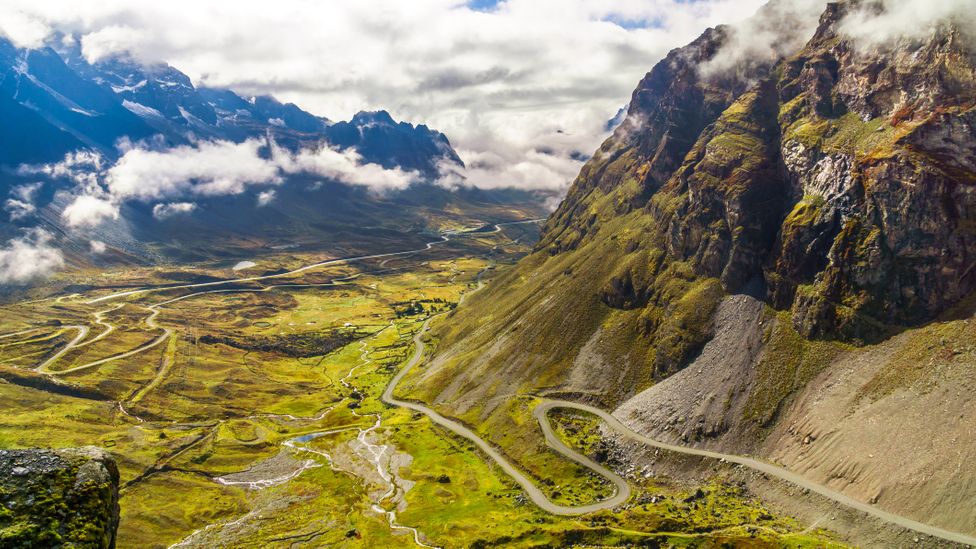 The route was constructed by Paraguayan prisoners of war in the 1930s to connect La Paz with the Yungas and the Amazon (Credit: Streetflash/Getty Images)