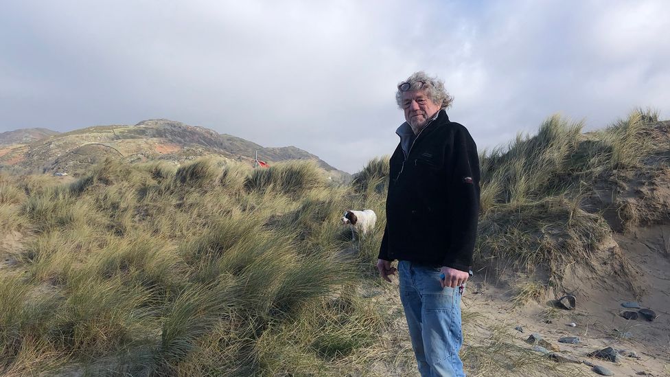 Stuart Eaves says the council's decision to dismantle Fairbourne "has destroyed people's lives and livelihoods" (Credit: Isabelle Gerretsen)