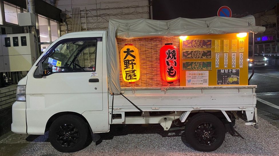 Vendor Kōki Ono has been selling sweet potatoes from his truck for almost two years (Credit: Kōki Ono)
