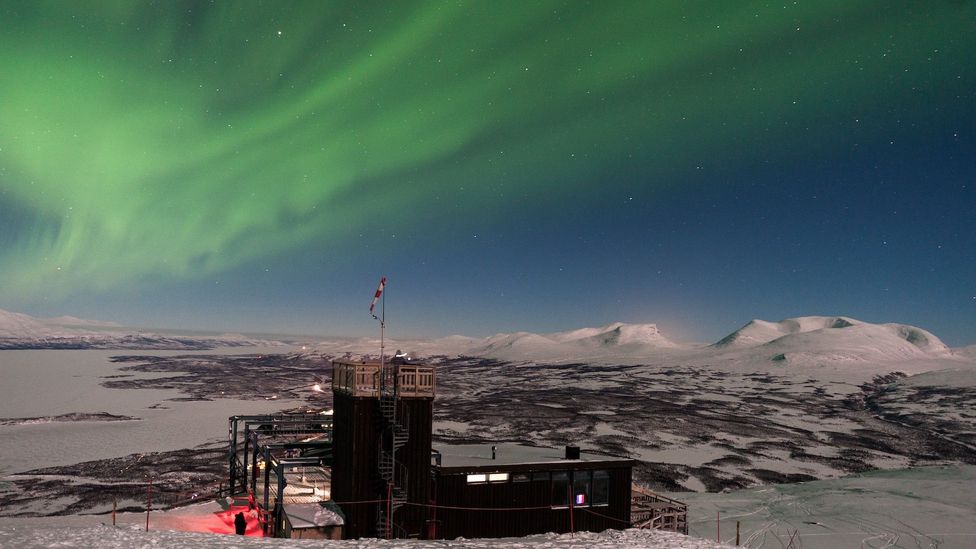 Perched close to the summit is the remote Aurora Sky Station, a 20-minute chairlift ride up from its base (Credit: Lola Akinmade Åkerström)