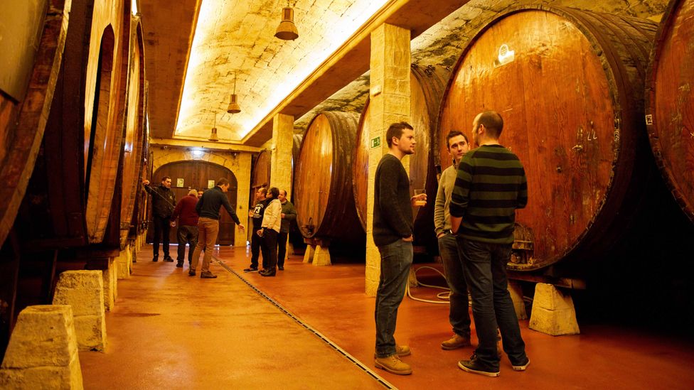 The small town of Astigarraga is home to an impressive 19 cider houses, including Petretegi (pictured) (Credit: Javier Larrea/Alamy)