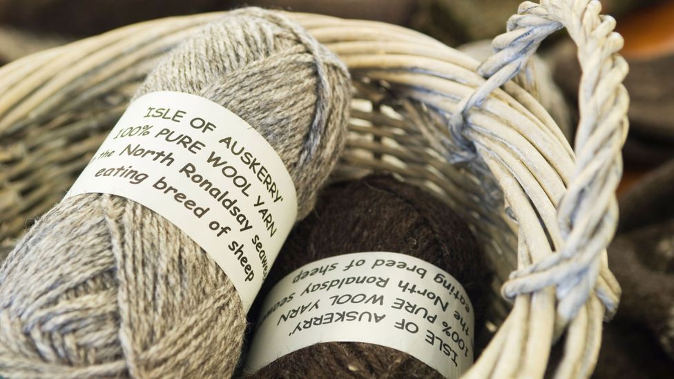 North Ronaldsay's mill spins premium sheep wool in a range of natural hues (Credit: Iain Sarjeant/Alamy)