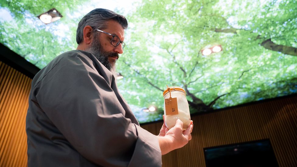 Karl De Smedt preserves the world's rarest sourdough starters at the Puratos Sourdough Library (Credit: Puratos Center for Bread Flavour)