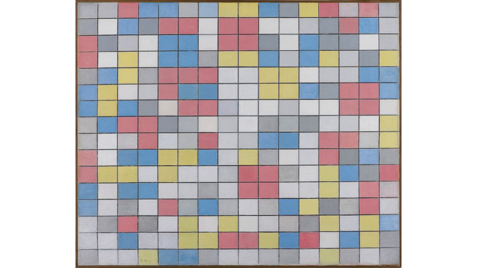 Mondrian's commitment to the grid was complete; the painter objected to the use of diagonals (Credit: Kunstmuseum Den Haag)