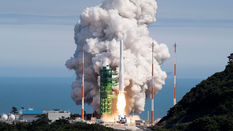 Last year there were more than 140 rocket launches around the world - but this is likely to grow substantially (Credit: Korea Aerospace Research Institute/Getty Images)