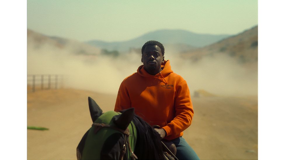 A UFO or flying saucer appears in the trailer for Jordan Peele's latest film, Nope, which is released on 22 July and stars Daniel Kaluuya (Credit: Universal Studios)