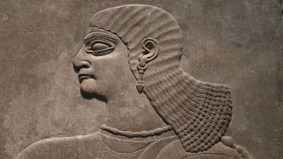 A Neo-Assyrian relief of a man from Nimrud, northern Mesopotamia (Credit: Alamy)