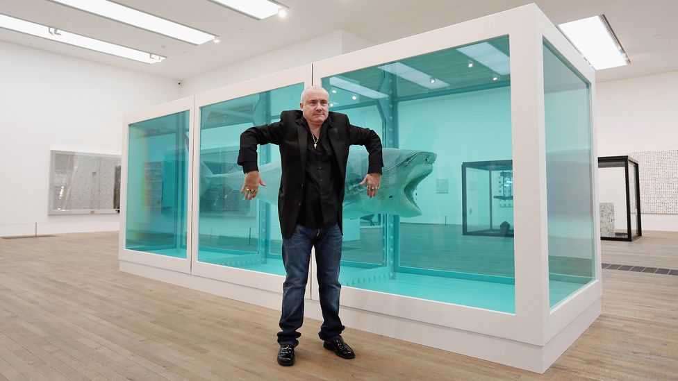 Hirst's shark, or The Physical Impossibility of Death in the Mind of Someone Living (1991), had to be replaced in 2004 as it hadn't been preserved correctly (Credit: Getty Images)