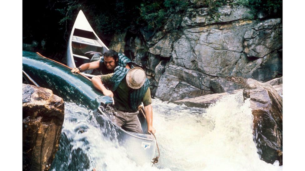 One of the key thrills of Deliverance is the high-octane rafting scenes, which John Boorman says contained "genuine danger" (Credit: Alamy)