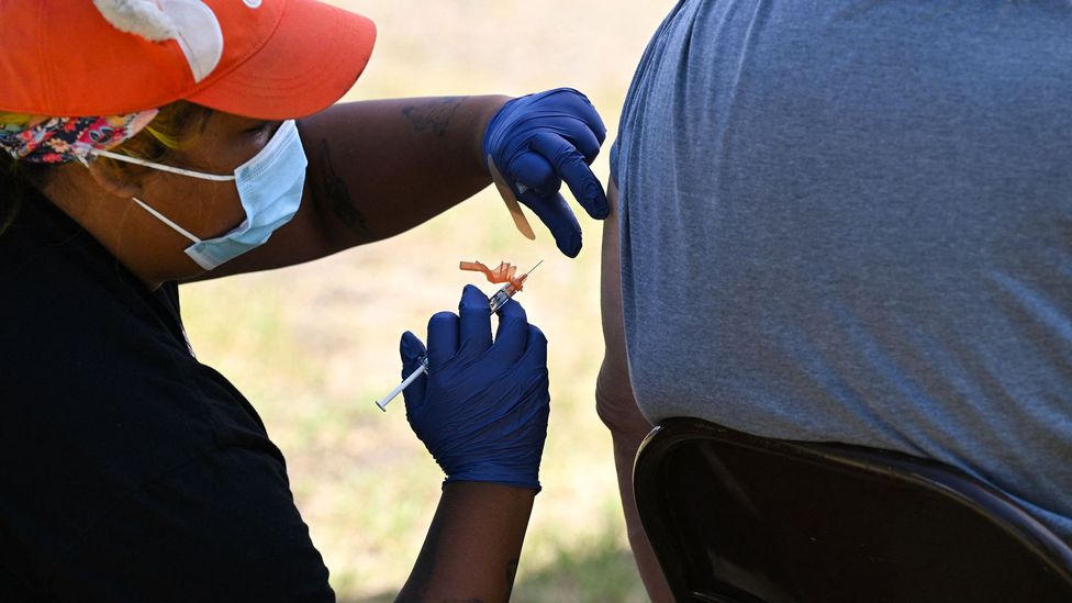 Many countries have launched vaccination programmes against monkeypox in an effort to control the new outbreaks (Credit: Robyn Beck/AFPGetty Images)