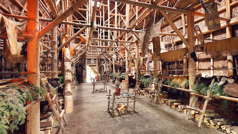 The Huron-Wendat Museum houses the Ekionkiestha' National Longhouse (Credit: All Canada Photos/Alamy)