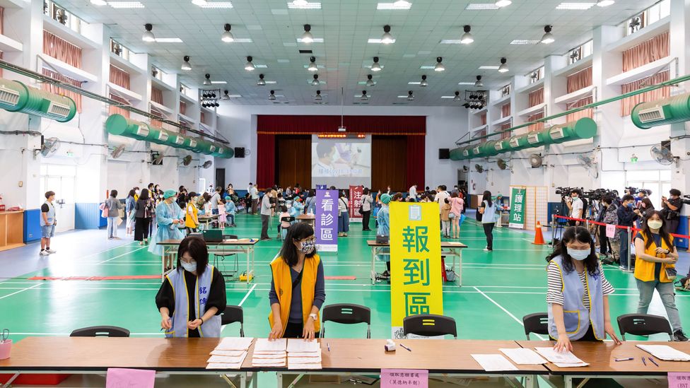 Taiwan's response to the Covid-19 pandemic drew praise from around the world (CreditL Jui Kun Weng/Getty Images)