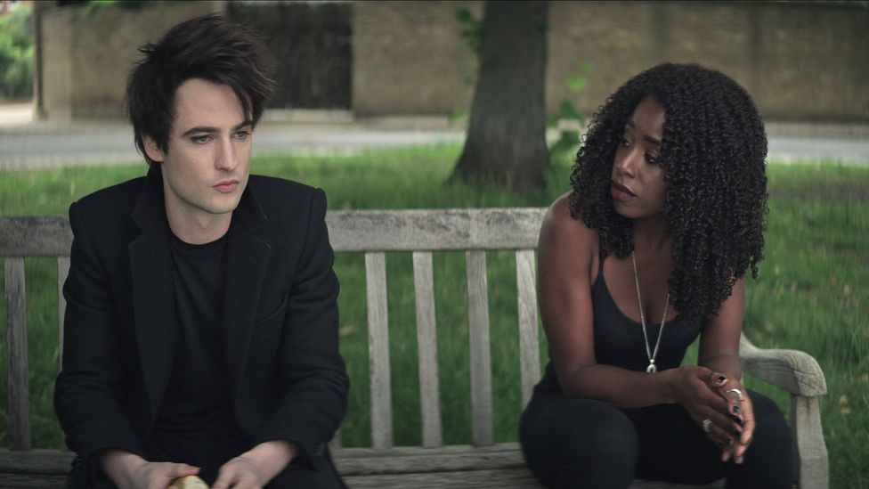 Netflix's adaptation stars Tom Sturridge (left) as Morpheus, the lord of dreams, with Kirby Howell-Baptiste as his sister Death (Credit: Netflix)
