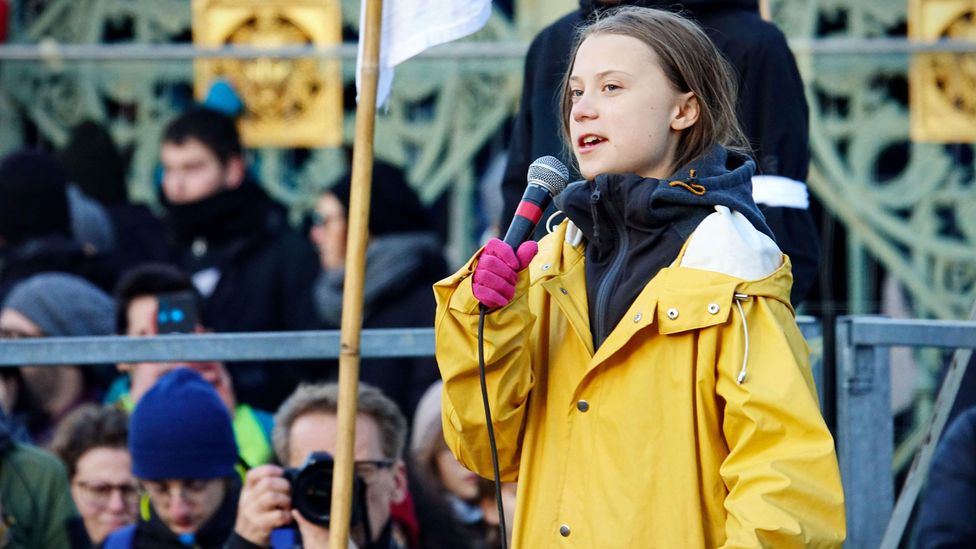 19-year-old Swedish activist Greta Thunberg is one of the most high-profile Gen Z voices, whom experts believe has inspired other young people to take action (Credit: Alamy)