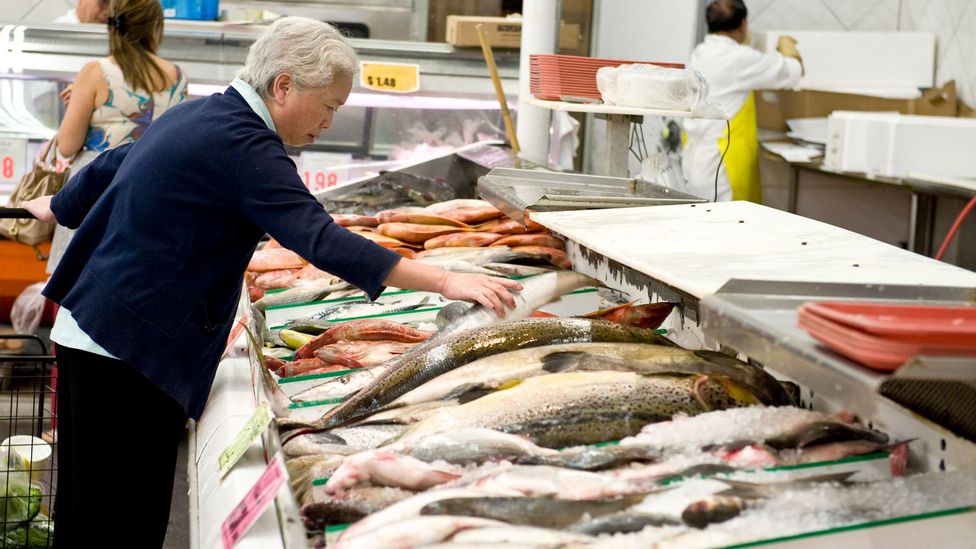 It can be difficult to make sustainable choices as seafood includes thousands of species caught and farmed in many different ways (Credit: Leonard Ortiz / Getty Images)
