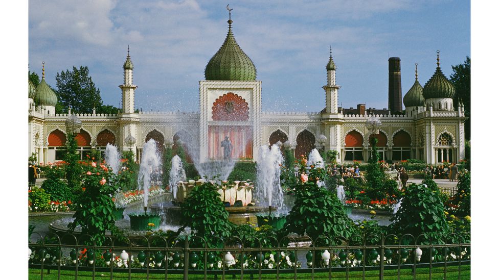 The Tivoli Gardens in Copenhagen, pictured in 1965, were said to have inspired Walt Disney to create Disneyland (Credit: Getty Images)