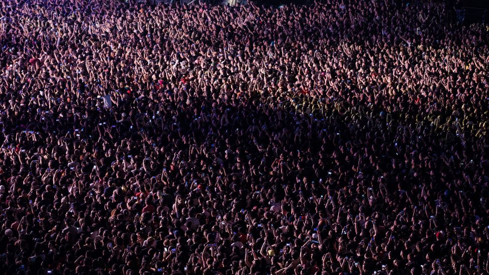 It can be hard to grasp the staggering scale of the human population (Credit: Getty Images)