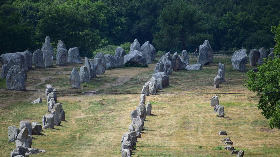 The stones range in size from 0.5m tall to 6m, with an average-sized menhir weighing between five and 10 tonnes (Credit: Michiel Tebbes/EyeEm/Getty Images)