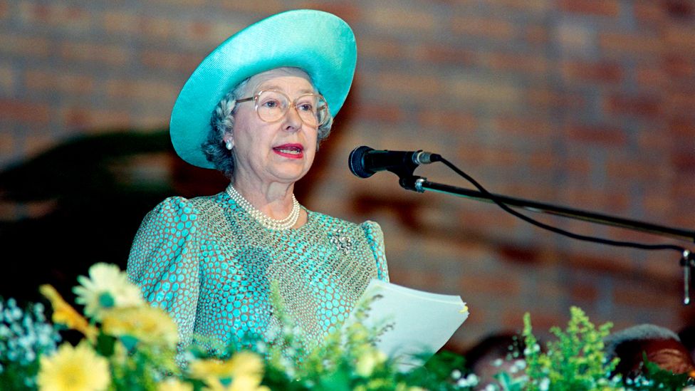 From around 1990, the Queen's accent began to gradually revert to the way she spoke in her younger years (Credit: Getty Images)