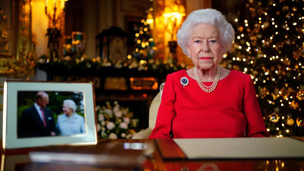 The Queen's final Christmas broadcast in 2021 saw her reflect on past memories (Credit: Victoria Jones/Getty Images)