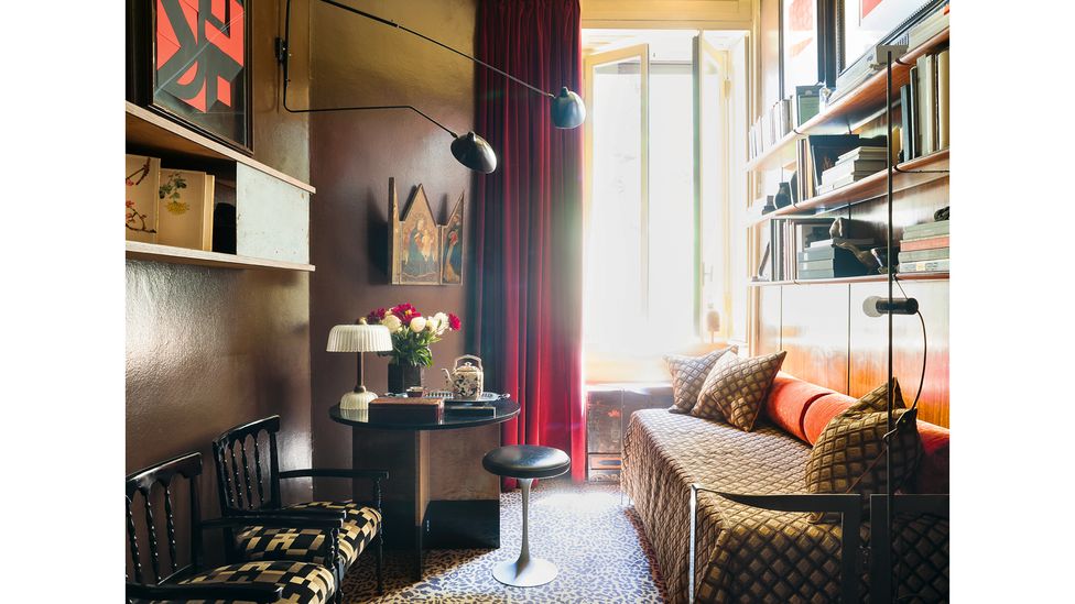 There is a lavish, eclectic feel to the interior of Emiliano Salci's Milan home and studio (Credit: Dimorestudio)