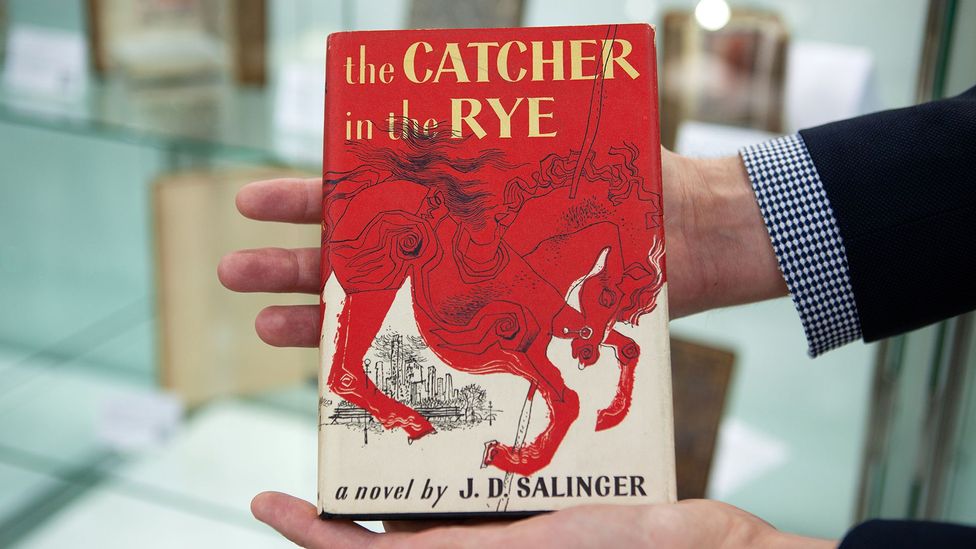 An ultra-rare signed Catcher in the Rye was on display at the Saatchi Gallery's Banned Books fair this month (Credit: Clare Hughes Photography)