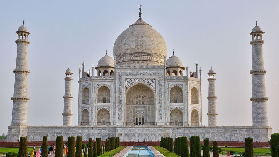 India's Taj Mahal features exquisitely carved jaali screens (Credit: Getty Images)