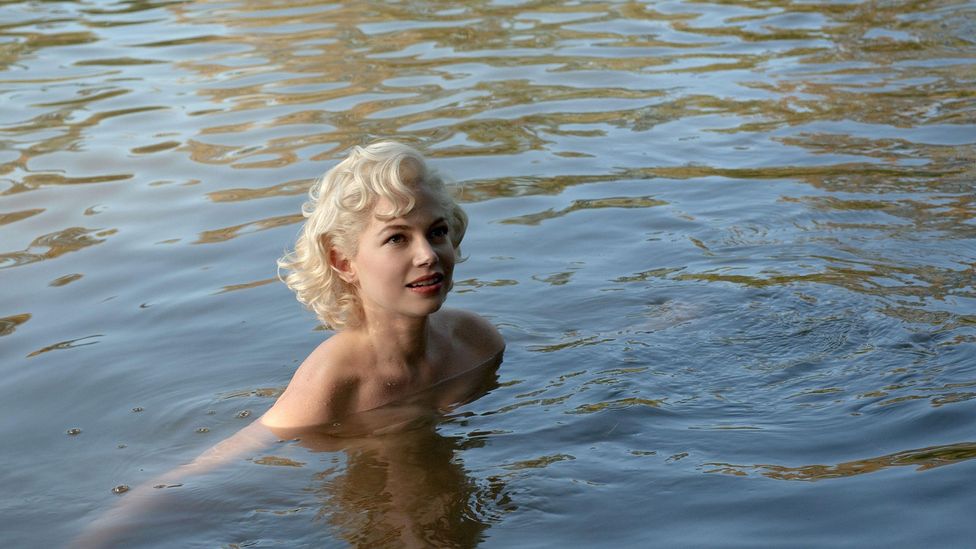 Michelle Williams in My Week with Marilyn (2011) showcases Marilyn's charm and sensuality (Credit: Alamy)