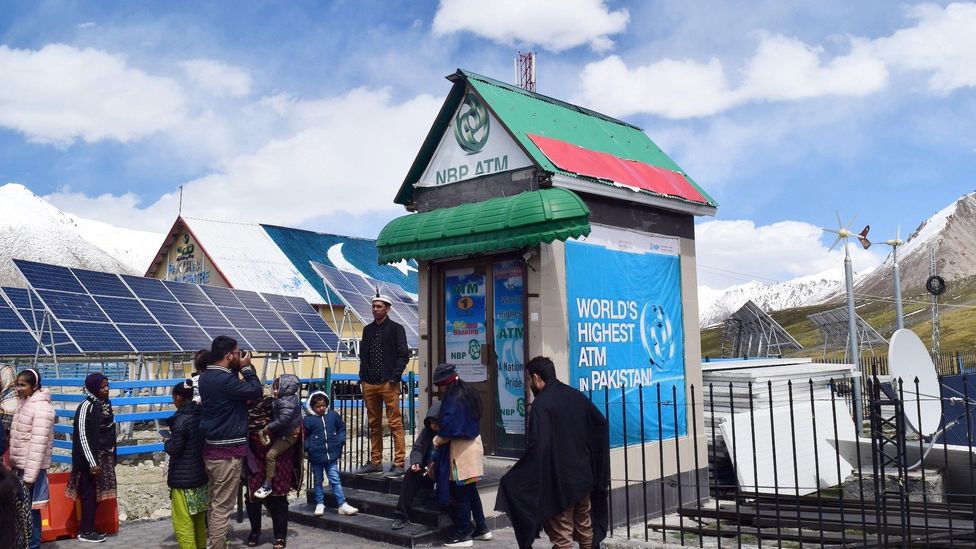 The World s Highest ATM Pakistan s Mountaintop Bank Machine BBC Travel