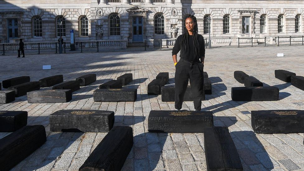 Kilomba (pictured) trained in clinical psychology and psychoanalysis, and treated refugees from war-torn countries (Credit: Alamy)