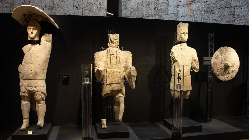 Mysterious 3,000-year-old sculptures called "giants" continue to be unearthed in Sardinia (Credit: Kiki Streitberger) Mysterious 3,000-year-old sculptures called "giants" continue to be unearthed in Sardinia (Credit: Kiki Streitberger)